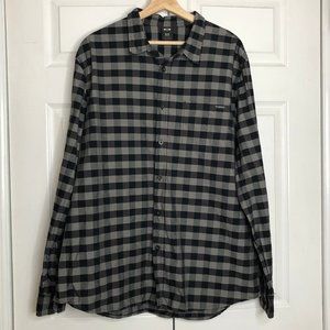 Oakley Black & Gray Buffalo Plaid Shirt